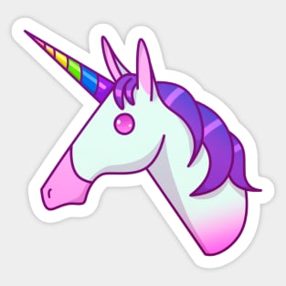 Unicorn emoji Sticker